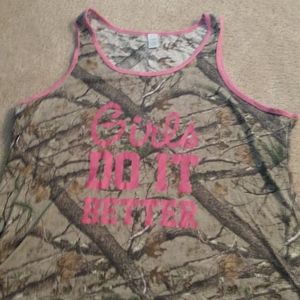 Camo tank top